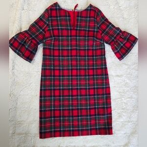 Vineyard Vines Red and Green Plaid Dress